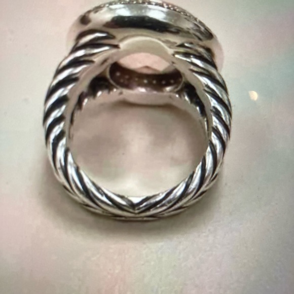 David yurman cerise two tone morganite ring size 6 - Picture 3 of 4